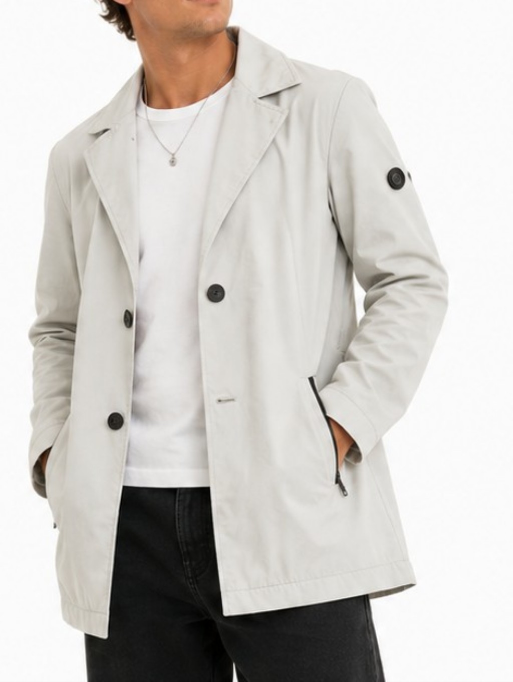 Joop! ($550) Nwot Lightweight Single-Breasted Jacket / Car Coat
